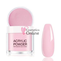 Pudra acrilica  pentru constructie unghii false  7g Roz transparent 